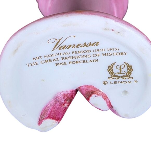 Vanessa Lenox Art Nouveau Porcelain Figurine The Great Fashions Of History - Picture 3 of 4